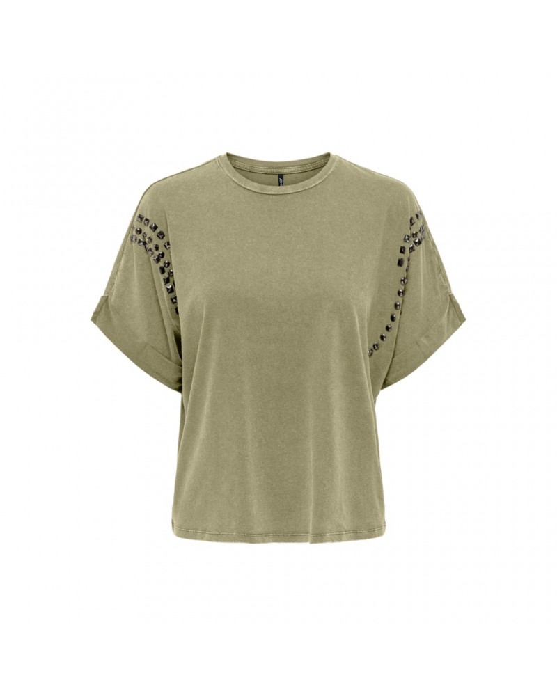 Only OnlLucy life s/s loose studs top 15321031