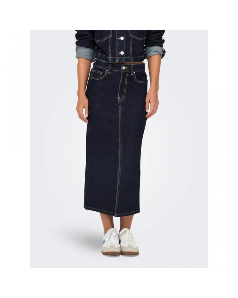 Only OnlBianca midi skirt rinse dnm mas 15344864
