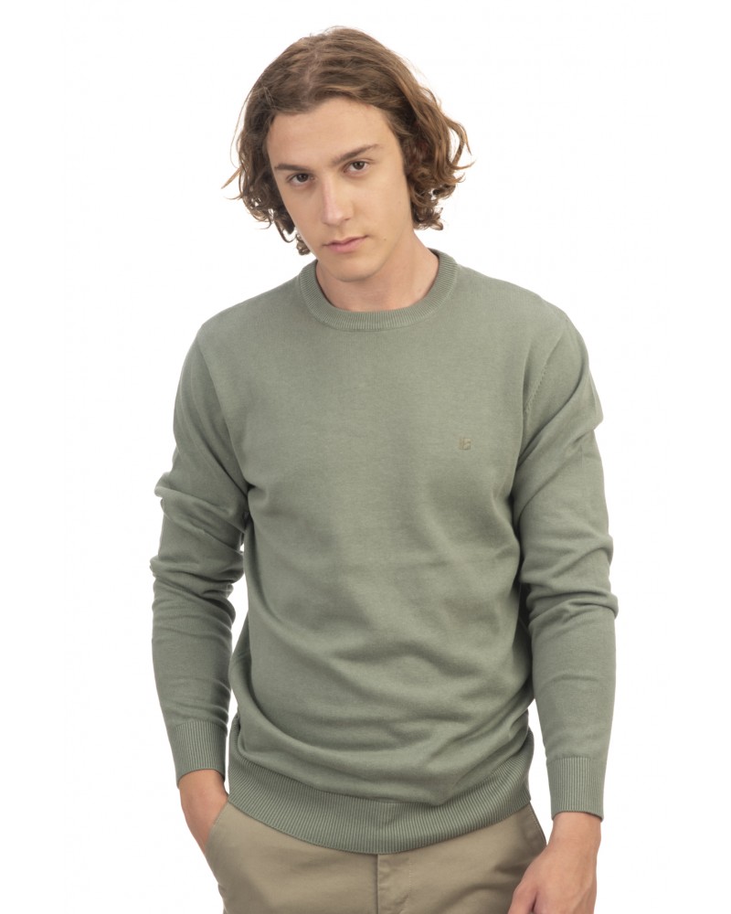 Rebase Men's crewneck knit 242RKNIT-8000