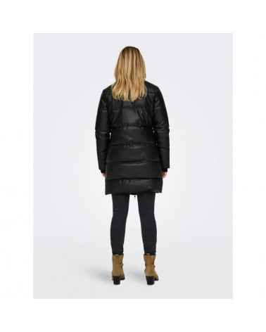 Only OnlElsie faux leather puffer coat cc otw 15322030