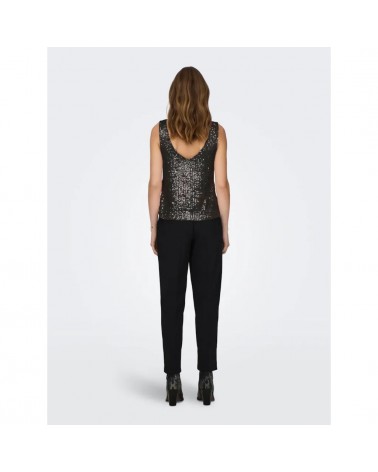 Only OnlAna s/l v-neck sequins top jrs 15307926