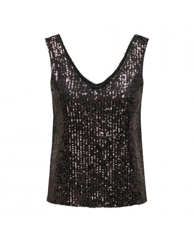 Only OnlAna s/l v-neck sequins top jrs 15307926