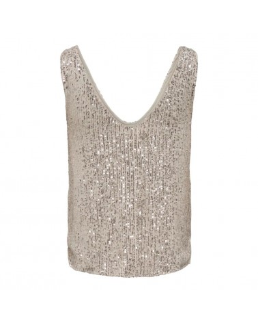 Only OnlAna s/l v-neck sequins top jrs 15307926