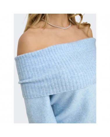 Only OnlJeanett life l/s off shoulder cc knt 15324262