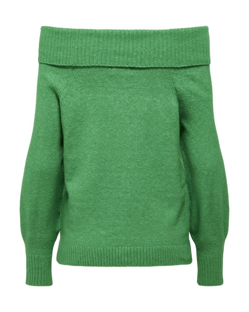 Only OnlJeanett life l/s off shoulder cc knt 15324262