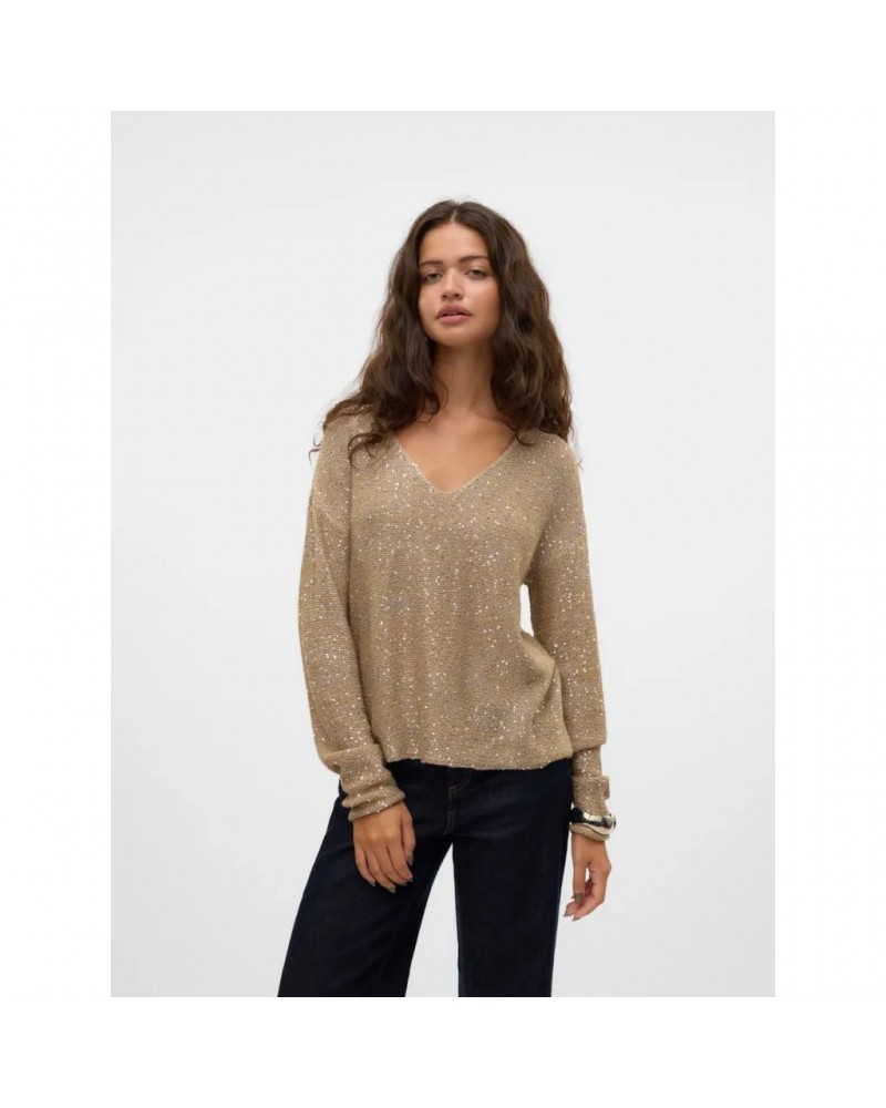 Vero Moda VmLeilani new ls v-neck pullover 10318223