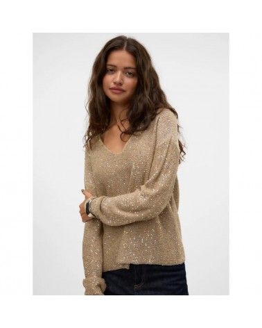 Vero Moda VmLeilani new ls v-neck pullover 10318223