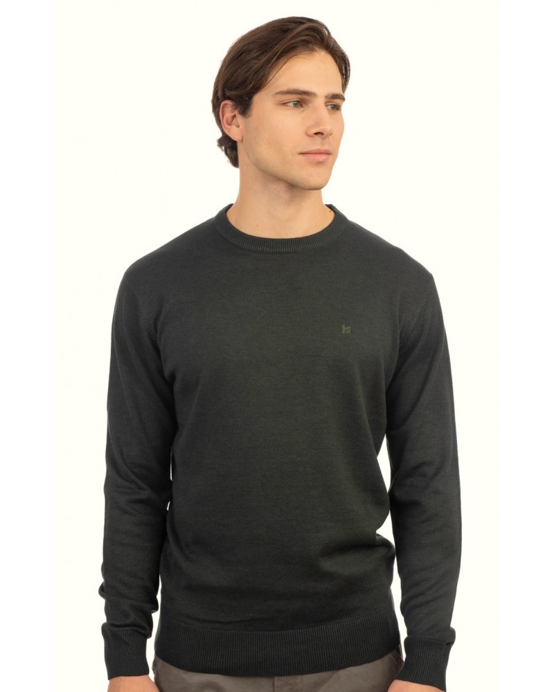 Rebase Men's crewneck knit 242RKNIT-8000