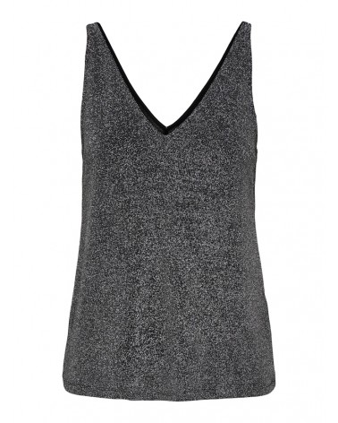 Only Onlqueen s/l v-neck glitter top jrs 15331403