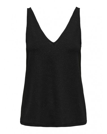 Only Onlqueen s/l v-neck glitter top jrs 15331403