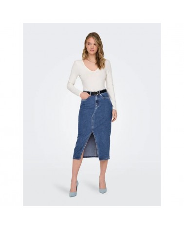 Only Onlsiri front slit skirt dnm gua noos 15324365