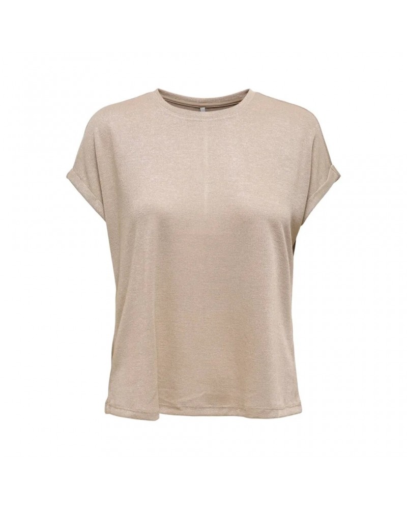 Only Onlamber life s/l o-neck shine top jrs 15343485