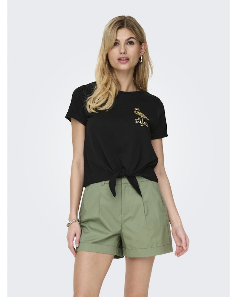 Only Onldora s/s knot fold-up top jrs 15346678