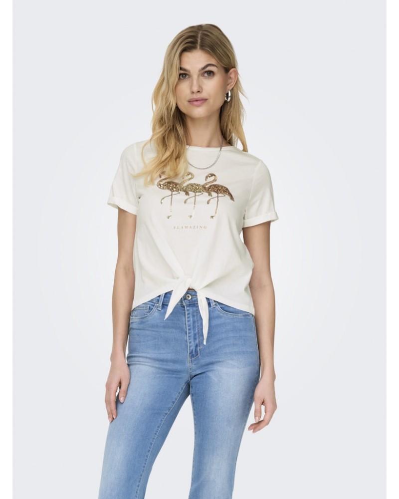 Only Onldora s/s knot fold-up top jrs 15346678