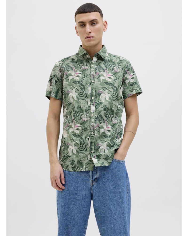 Jack&Jones JJhawaii aop shirt ss ln 12269137