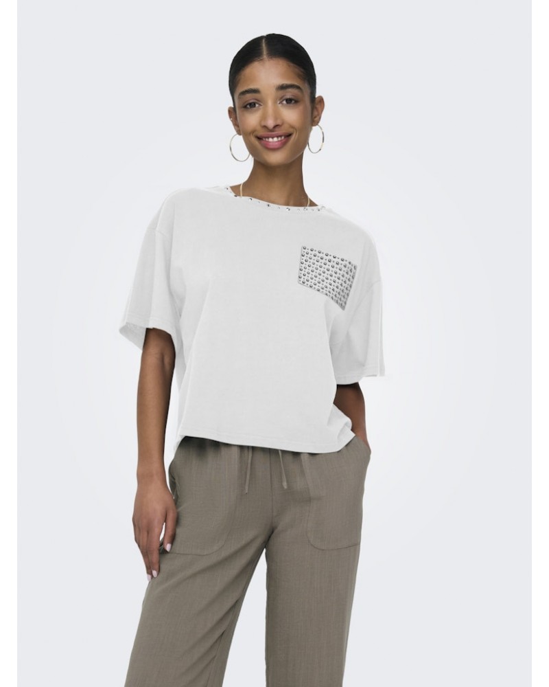 Only Onlterza s/s o-neck top box jrs 15343834