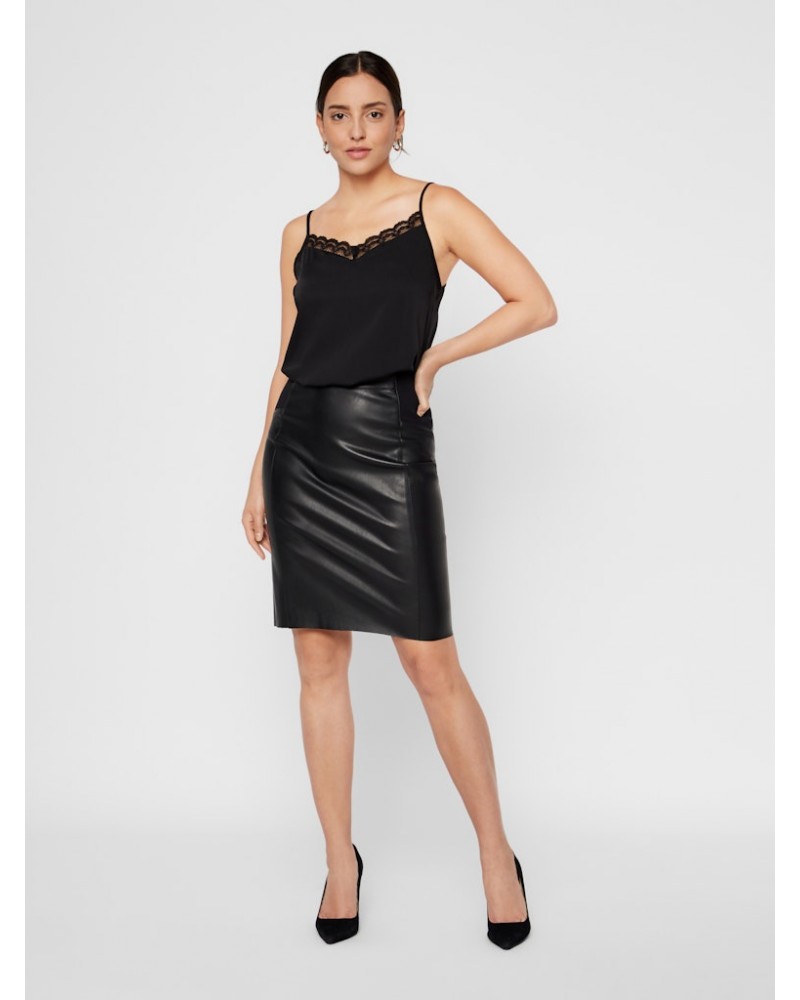 Veromoda Vmbuttersia hw coated skirt 10218187