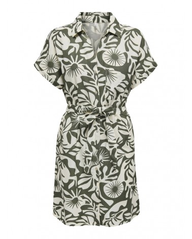 Only Onljakiri linen shirt dress 15346491