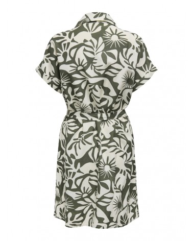 Only Onljakiri linen shirt dress 15346491