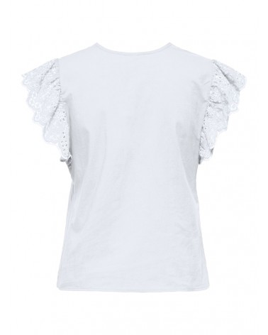Only Onllou life emb s/s frill top ptm 15313171