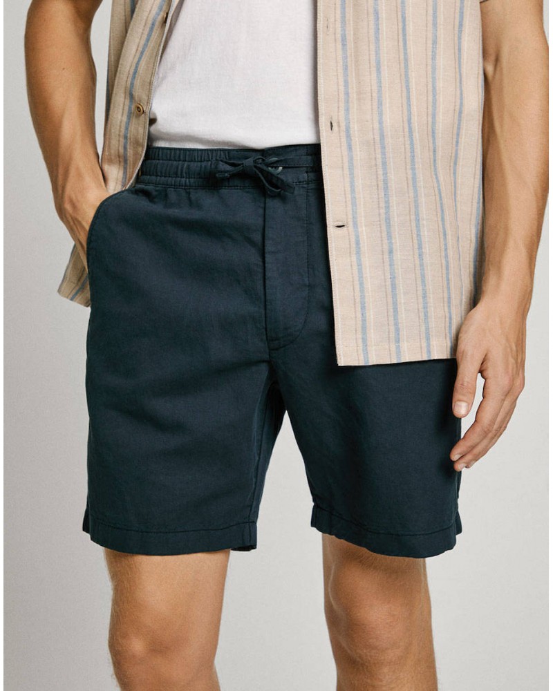 Pepe Jeans London PM801093 relaxed linen smart shorts