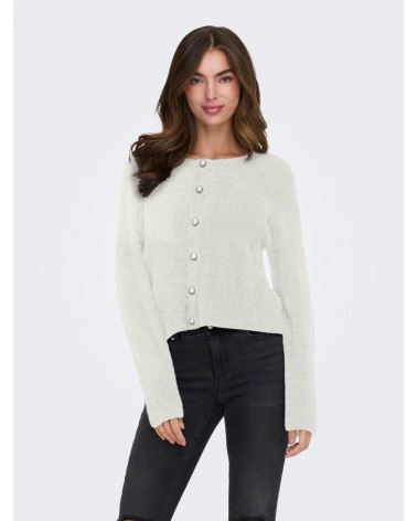 Only Onlpetra ls pearl o-neck cardi cc knt 15350655