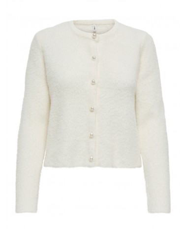 Only Onlpetra ls pearl o-neck cardi cc knt 15350655