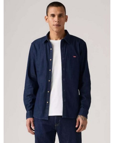 Levis ls battery hm shirt slim dark indigo 866250071