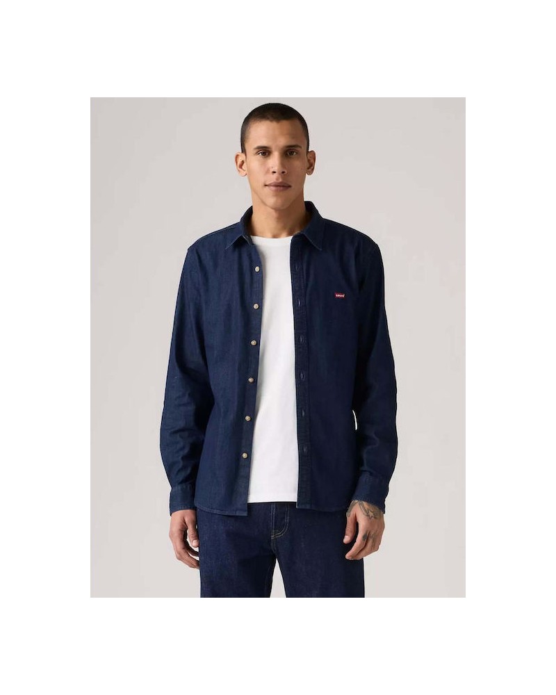 Levis ls battery hm shirt slim dark indigo 866250071