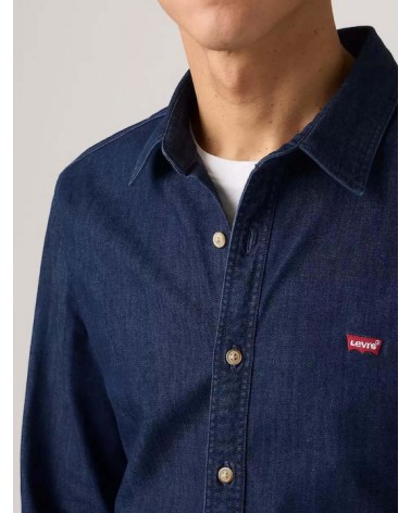 Levis ls battery hm shirt slim dark indigo 866250071