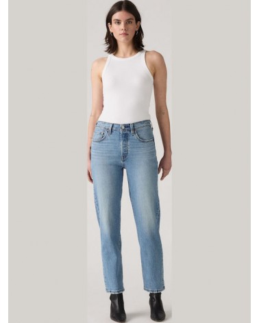 Levis 501 crop med indigo worn in 362000391