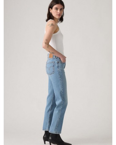 Levis 501 crop med indigo worn in 362000391