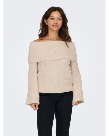 Only Onlluna ls off shoulder pullover knt 15352271