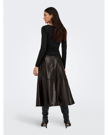 Only Onlfree life l/s slub rib v-neck pri jrs 15371471