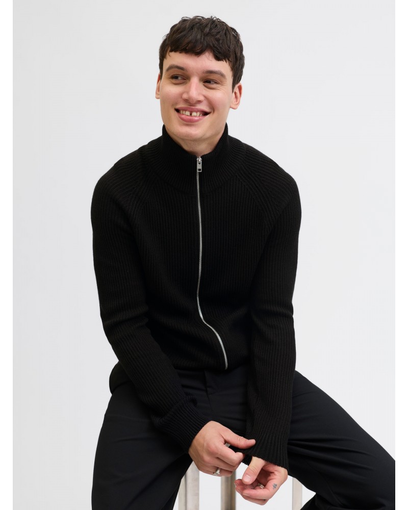 Jack&Jones JJpannel knit zip cardigan aw25 12278920