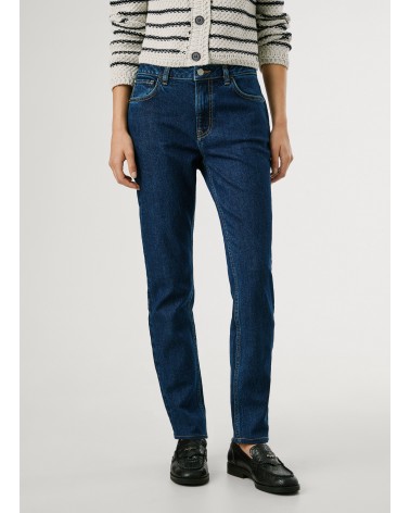 Pepe jeans London straight tapered jeans hw Violet PL2045918 5CB