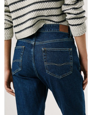 Pepe jeans London straight tapered jeans hw Violet PL2045918 5CB