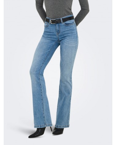 Only Onlwauw mid waist flared dnm mas 15361269