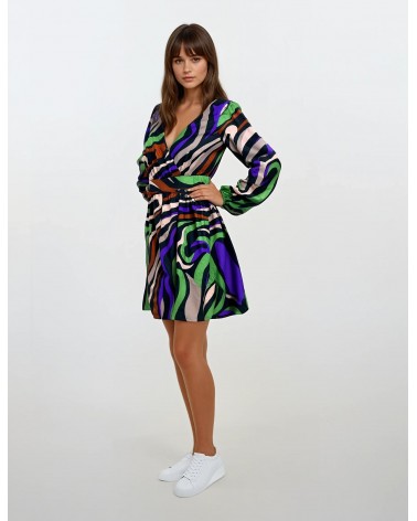 Only OnlStar life l/s meg v-neck dress ptm 15335345