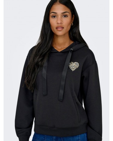 Only Onlalina life l/s print hood swt 15360223