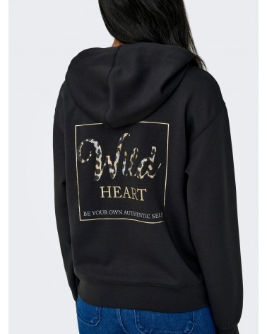 Only Onlalina life l/s print hood swt 15360223