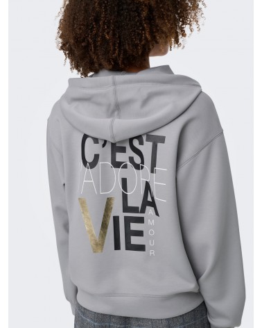 Only Onlalina life l/s print hood swt 15360223