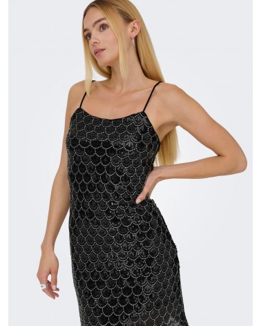 Only Onlbrielle strap sequins dress wvn 15358379