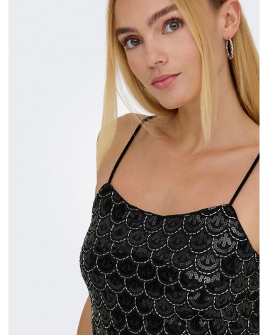 Only Onlbrielle strap sequins dress wvn 15358379