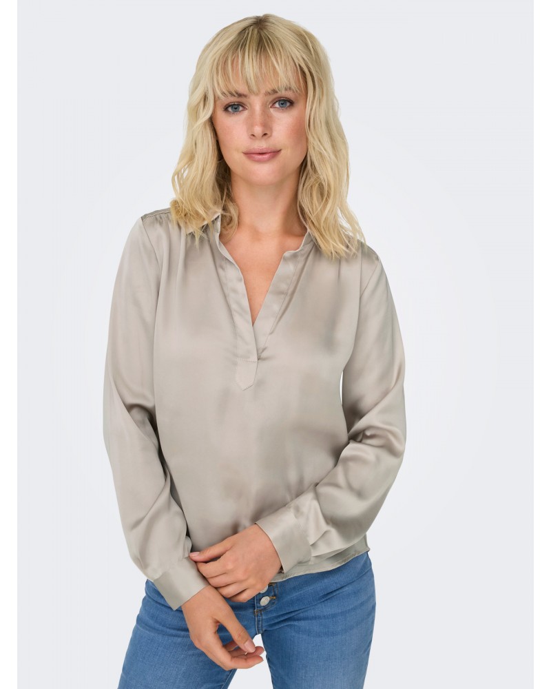 Only Onlzora ls v-neck collar top wvn 15303375
