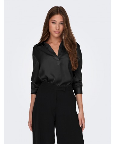 Only Onlzora ls v-neck collar top wvn 15303375