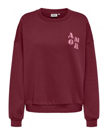 Only Onlmarey l/s o-neck print box cs swt 15337658