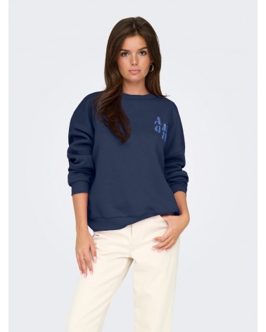 Only Onlmarey l/s o-neck print box cs swt 15337658