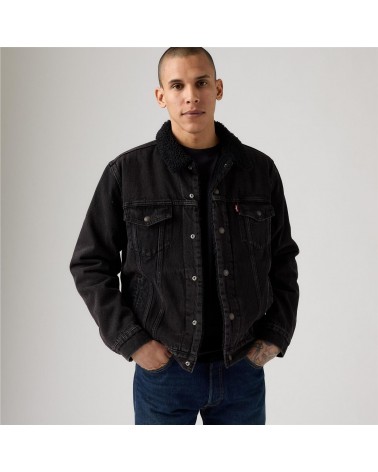 Levis type 3 sherpa trucker blacks 163650291