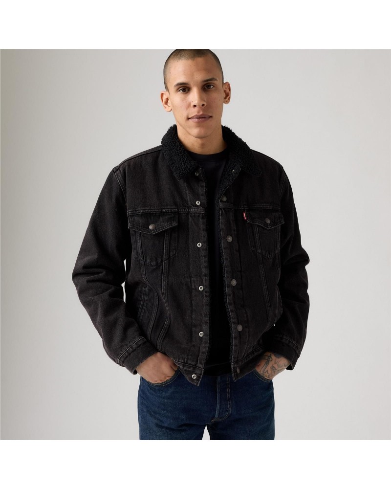 Levis type 3 sherpa trucker blacks 163650291
